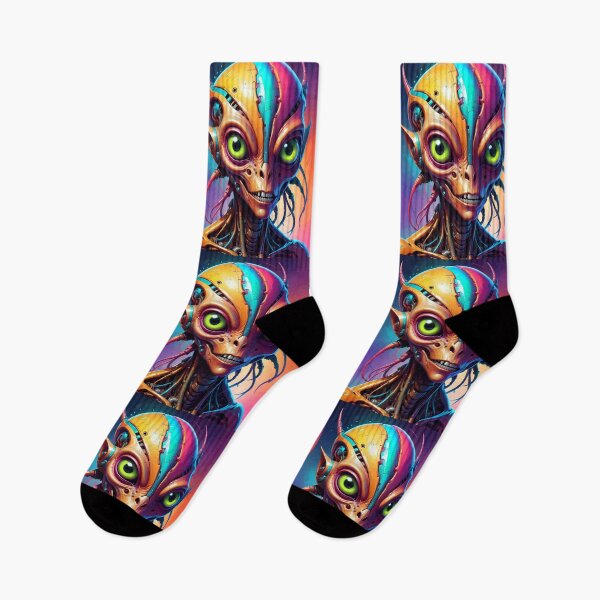 Item preview, Wild And Wacky Alien Space Invader designed and sold by TheArtOfPat.