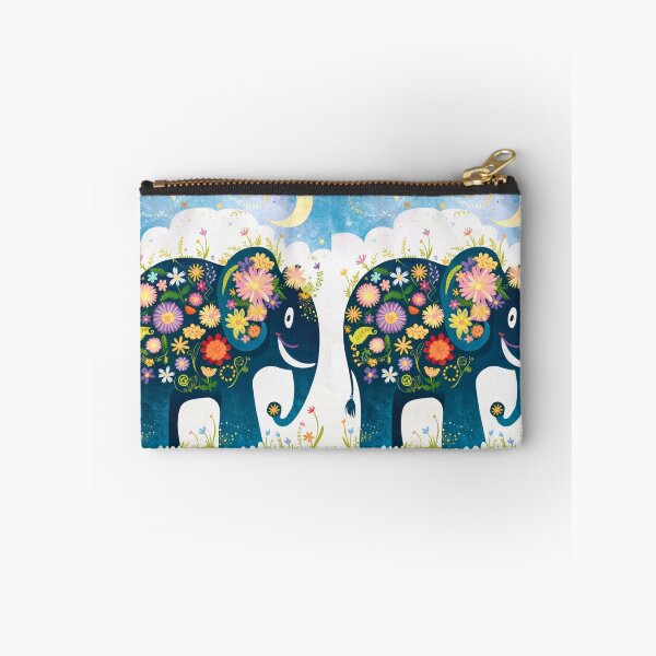 Item preview, Elephant Silhouette. Floral elephant, Fantasy Elephant, colorful elephant designed and sold by ElephantVibes.