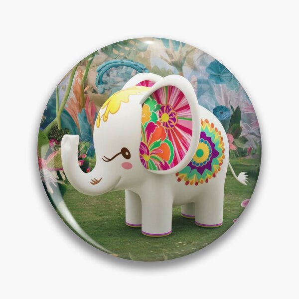 Item preview, Elephant Silhouette. Floral elephant, Fantasy Elephant, colorful elephant designed and sold by ElephantVibes.