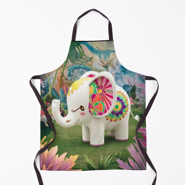 Item preview, Elephant Silhouette. Floral elephant, Fantasy Elephant, colorful elephant designed and sold by ElephantVibes.