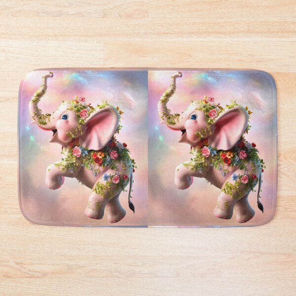 Item preview, Elephant Silhouette. Floral elephant, Fantasy Elephant, colorful elephant designed and sold by ElephantVibes.