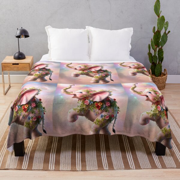 Item preview, Elephant Silhouette. Floral elephant, Fantasy Elephant, colorful elephant designed and sold by ElephantVibes.