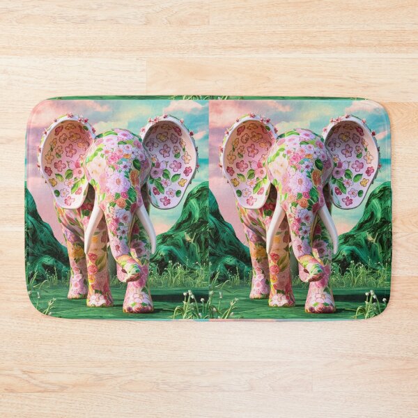 Item preview, Elephant Silhouette. Floral elephant, Fantasy Elephant, colorful elephant designed and sold by ElephantVibes.