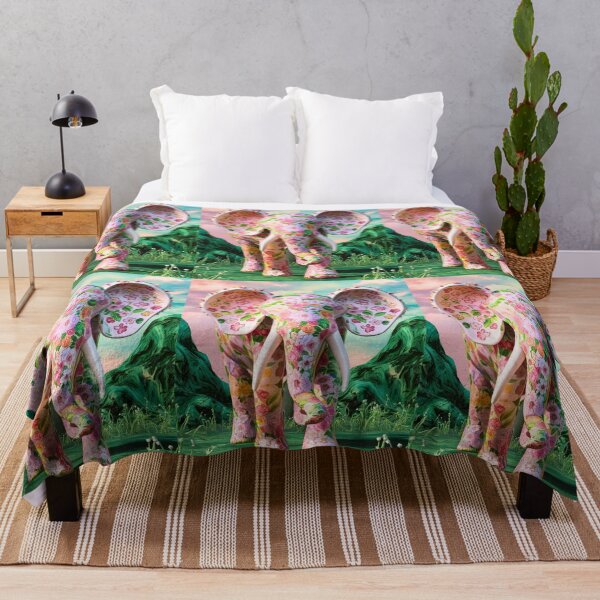 Item preview, Elephant Silhouette. Floral elephant, Fantasy Elephant, colorful elephant designed and sold by ElephantVibes.