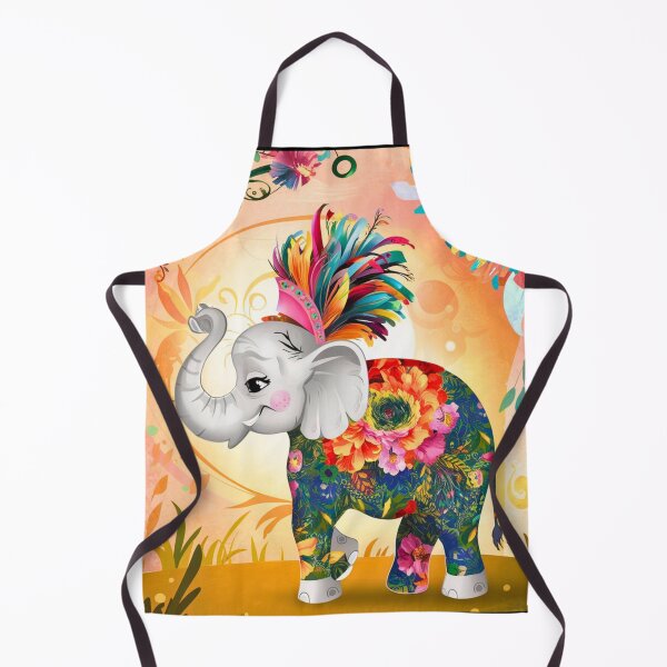 Item preview, Elephant Silhouette. Floral elephant, Fantasy Elephant, colorful elephant designed and sold by ElephantVibes.