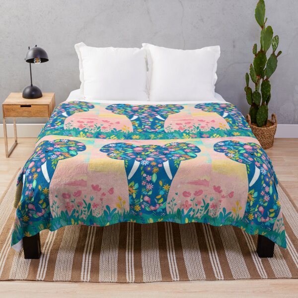 Item preview, Elephant Silhouette. Floral elephant, Fantasy Elephant, colorful elephant designed and sold by ElephantVibes.
