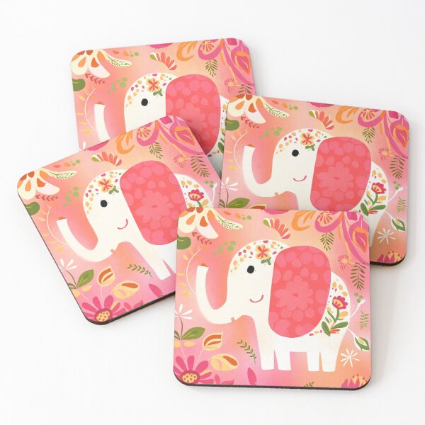 Item preview, Elephant Silhouette. Floral elephant, Fantasy Elephant, colorful elephant designed and sold by ElephantVibes.