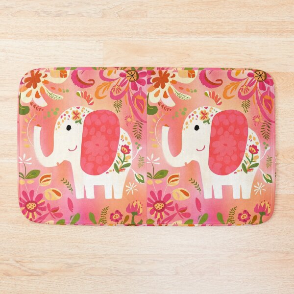 Item preview, Elephant Silhouette. Floral elephant, Fantasy Elephant, colorful elephant designed and sold by ElephantVibes.