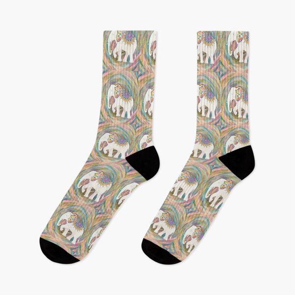 Item preview, Elephant Silhouette. Floral elephant, Fantasy Elephant, colorful elephant designed and sold by ElephantVibes.