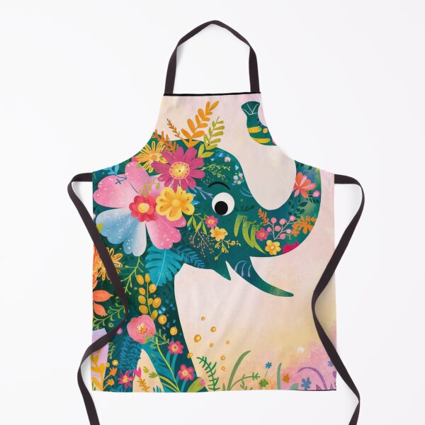 Item preview, Elephant Silhouette. Floral elephant, Fantasy Elephant, colorful elephant designed and sold by ElephantVibes.