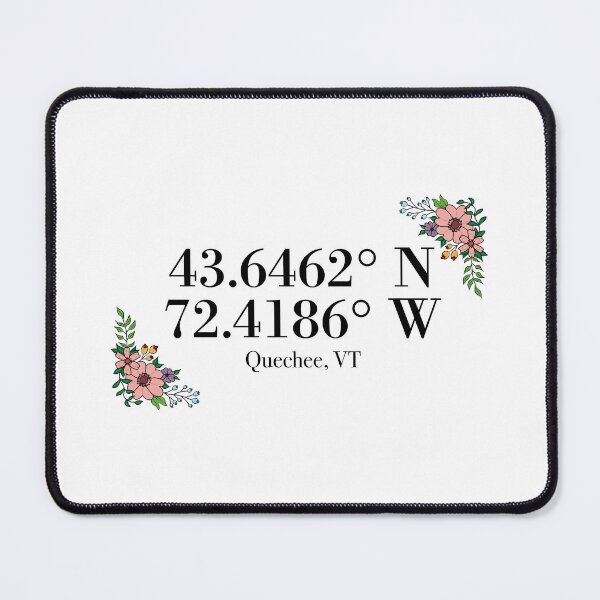 Item preview, Quechee, VT Coordinates designed and sold by mynameisliana.