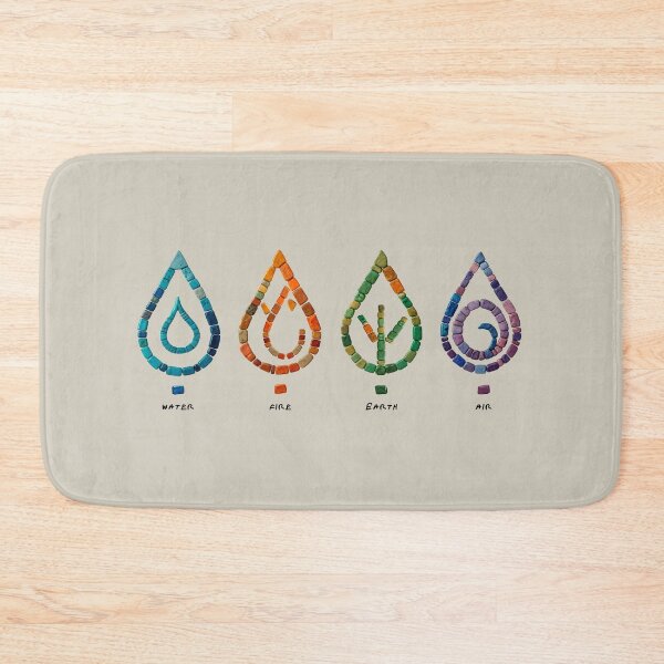 Item preview, Elemental Pebble Mandala: Nature's Mystic Forces Aligned designed and sold by H Jonas.