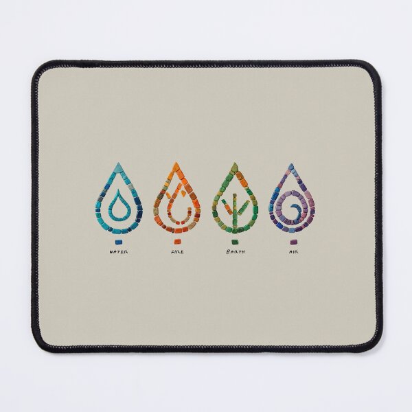 Item preview, Elemental Pebble Mandala: Nature's Mystic Forces Aligned designed and sold by H Jonas.