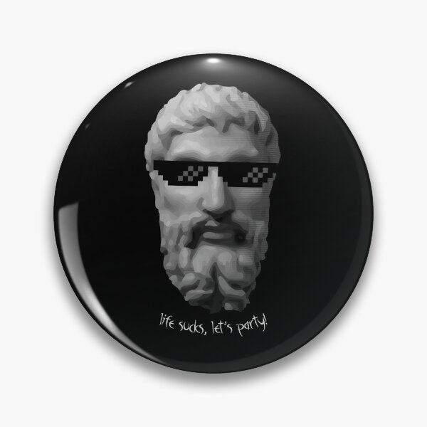 Item preview, EPICURUS LET'S PARTY SUNGLASSES GREEK ANCIENT designed and sold by Madjack Tees Kiwi SuperStore.