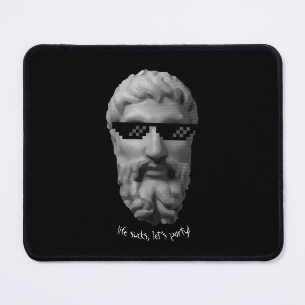 Item preview, EPICURUS LET'S PARTY SUNGLASSES GREEK ANCIENT designed and sold by Madjack Tees Kiwi SuperStore.