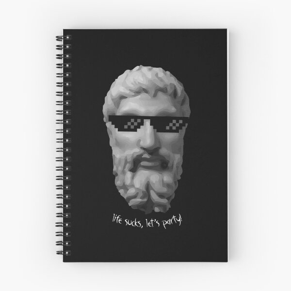 Item preview, EPICURUS LET'S PARTY SUNGLASSES GREEK ANCIENT designed and sold by Madjack Tees Kiwi SuperStore.