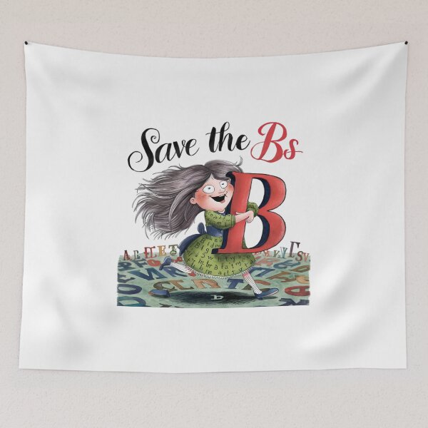Item preview, Save the Bs, FunnyFits, FunnyFits70, Humor, Funny, Bee, alphabet, red, cute, adorable, comedy, designed and sold by FunnyFits70.