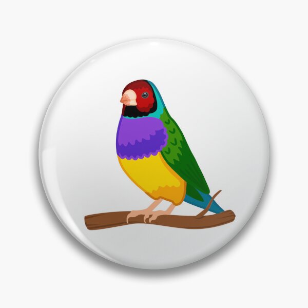 Item preview, Gouldian Finch designed and sold by ElizabethsFlock.