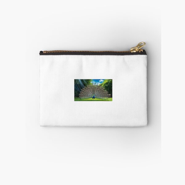 Item preview, Majestic and beautiful peacock in a green field designed and sold by Bellas-Artes-99.