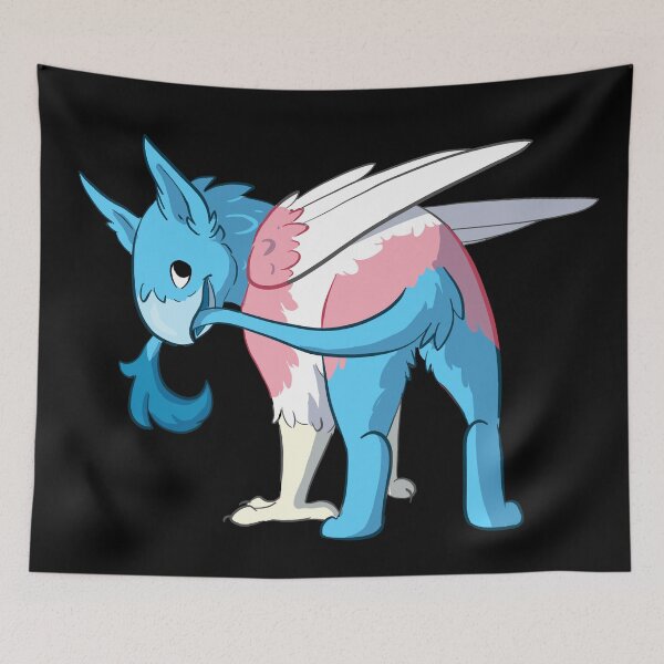 Item preview, Trans Pride Gryphon designed and sold by khalico.
