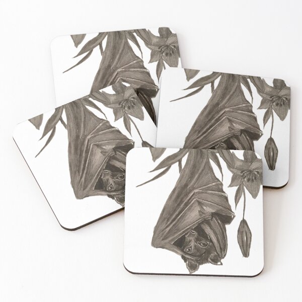 Item preview, cute bat with flowers designed and sold by RanyMelo.