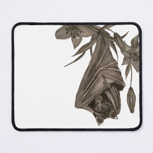 Item preview, cute bat with flowers designed and sold by RanyMelo.