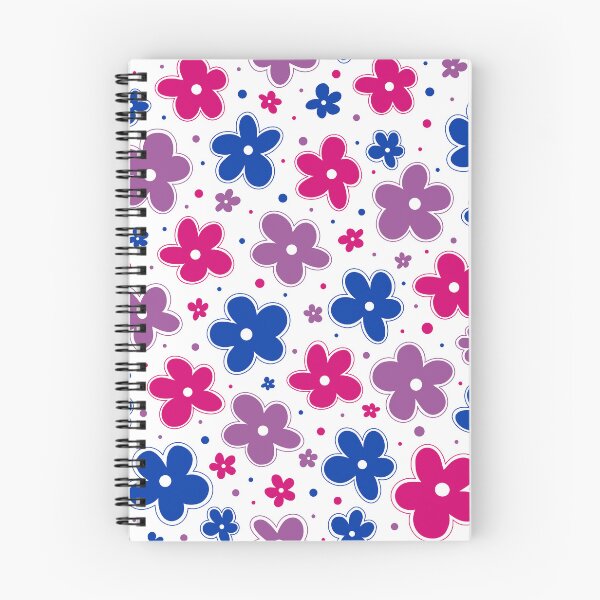 Item preview, Bi Bisexual Orgullo Flores Doodle Rosa Azul Púrpura designed and sold by JoyfulJen.