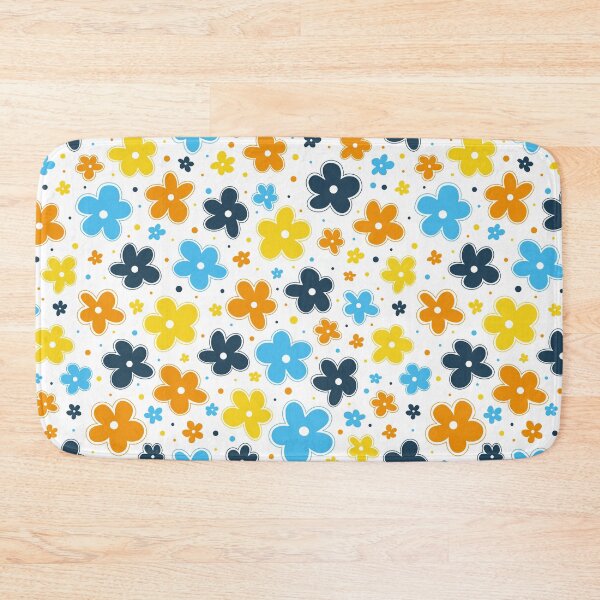 Item preview, AroAce Pride Flowers Doodle Orange Yellow Blue designed and sold by JoyfulJen.