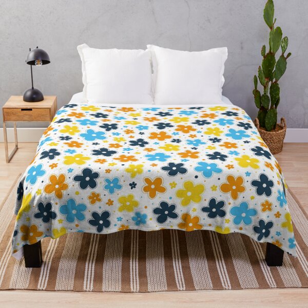 Item preview, AroAce Pride Flowers Doodle Orange Yellow Blue designed and sold by JoyfulJen.