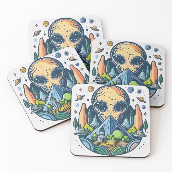 Item preview, Extraterrestrial Dreams: Abstract Alien Worlds designed and sold by bb-15artstudio.