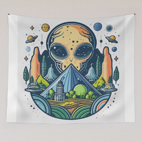 Item preview, Extraterrestrial Dreams: Abstract Alien Worlds designed and sold by bb-15artstudio.