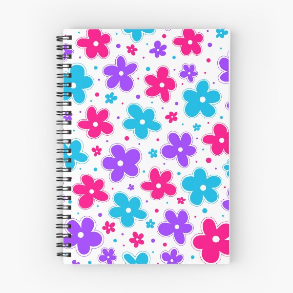 Item preview, Androgyne Pride Flowers Doodle Pink Blue Purple designed and sold by JoyfulJen.