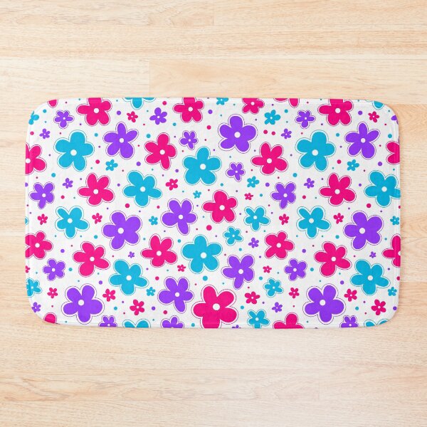Item preview, Androgyne Pride Flowers Doodle Pink Blue Purple designed and sold by JoyfulJen.