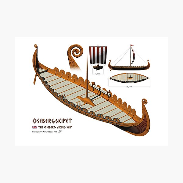 Item preview, Oseberg Viking Ship designed and sold by Aasmund.