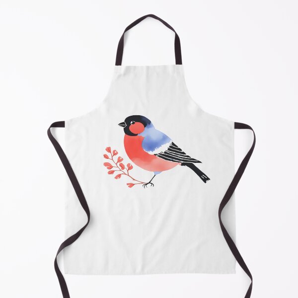 Item preview, Charming Bullfinch Watercolor designed and sold by Craft99.