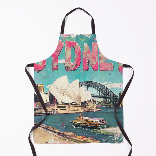 Item preview, Retro Sydney Illustration designed and sold by nomiraclehere.