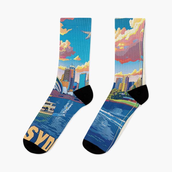 Item preview, Retro Sydney Illustration designed and sold by nomiraclehere.