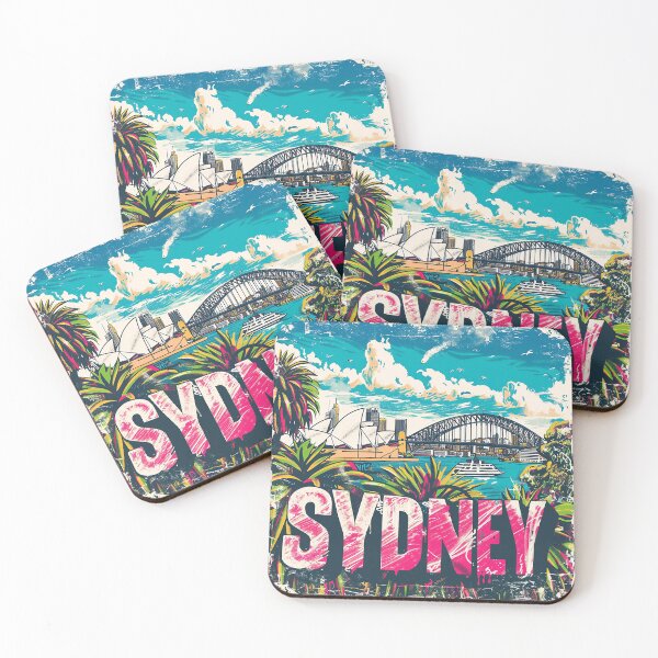 Item preview, Retro Sydney Illustration designed and sold by nomiraclehere.