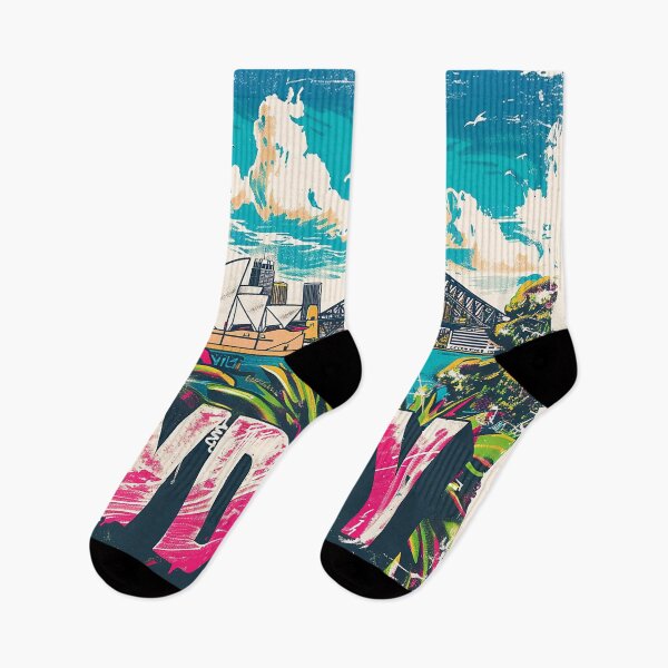 Item preview, Retro Sydney Illustration designed and sold by nomiraclehere.
