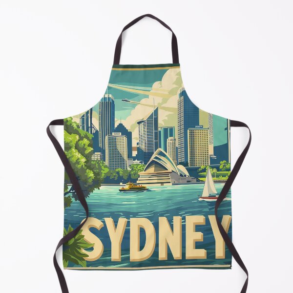 Item preview, Retro Sydney Illustration designed and sold by nomiraclehere.