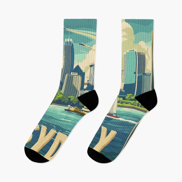 Item preview, Retro Sydney Illustration designed and sold by nomiraclehere.