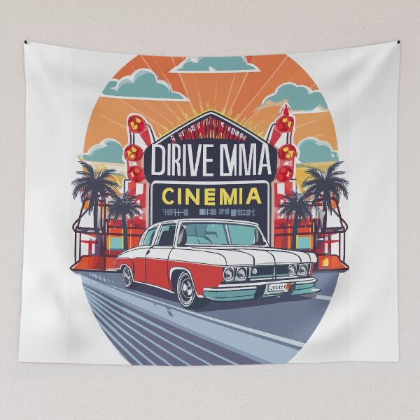 Item preview, Silver Screen Nights: Vintage Drive-In Cinemas designed and sold by bb-15artstudio.