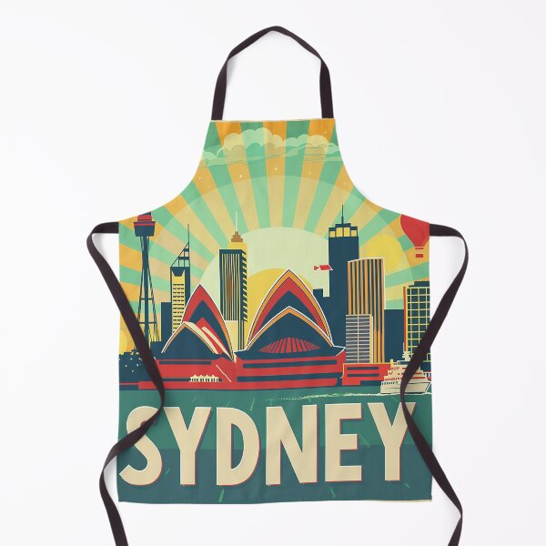 Item preview, Retro Sydney Illustration designed and sold by nomiraclehere.
