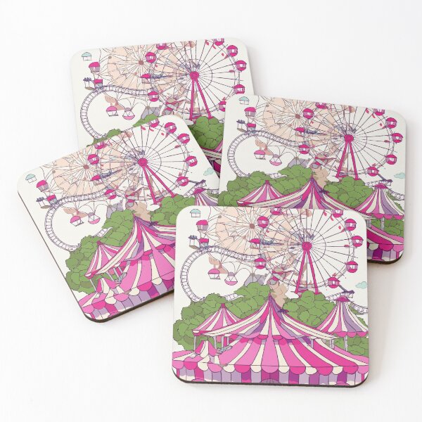 Item preview, Whimsical Thrills: Retro Amusement Parks designed and sold by bb-15artstudio.