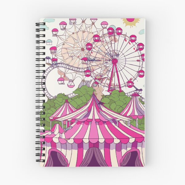 Item preview, Whimsical Thrills: Retro Amusement Parks designed and sold by bb-15artstudio.