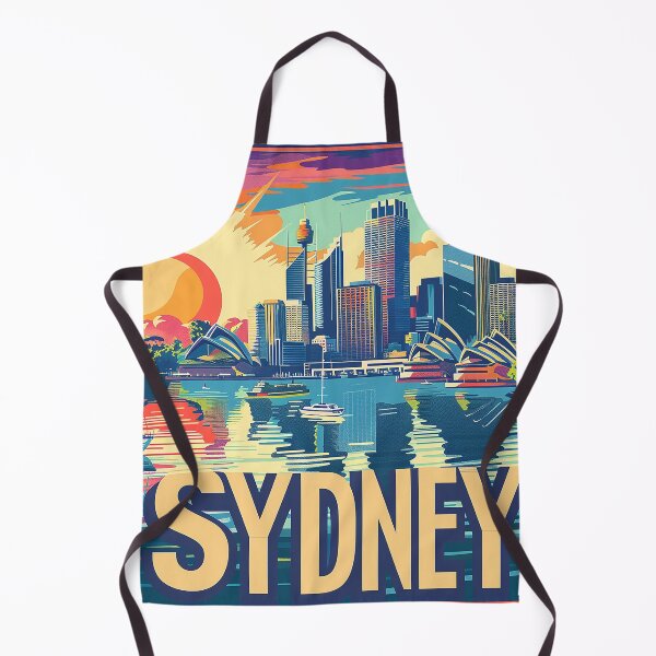 Item preview, Retro Sydney Illustration designed and sold by nomiraclehere.
