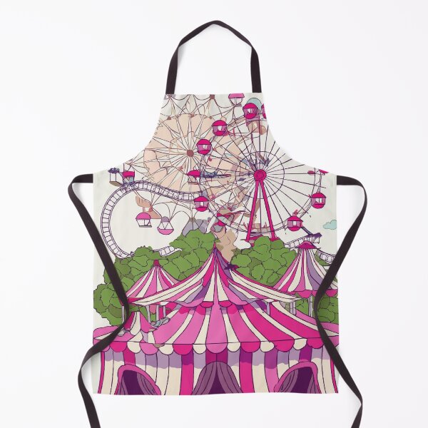 Item preview, Whimsical Thrills: Retro Amusement Parks designed and sold by bb-15artstudio.