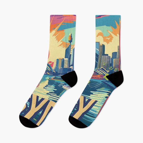 Item preview, Retro Sydney Illustration designed and sold by nomiraclehere.