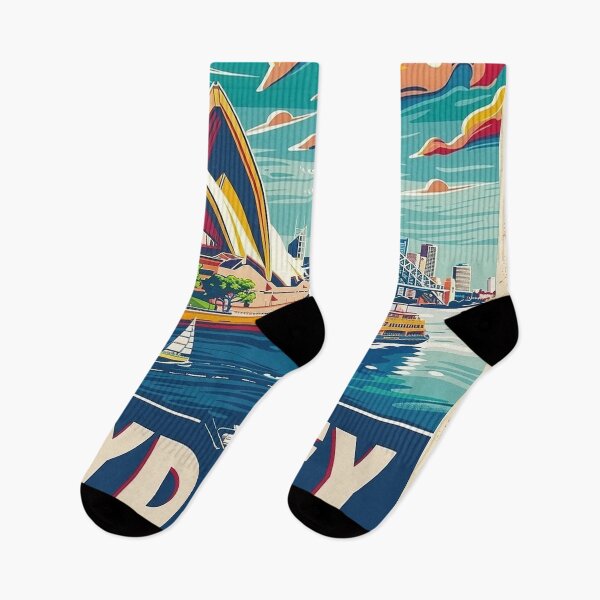 Item preview, Retro Sydney Illustration designed and sold by nomiraclehere.
