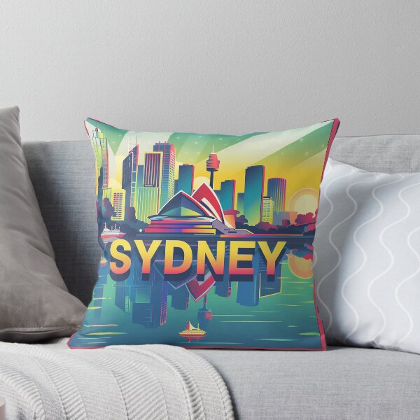 Item preview, Retro Sydney Illustration designed and sold by nomiraclehere.